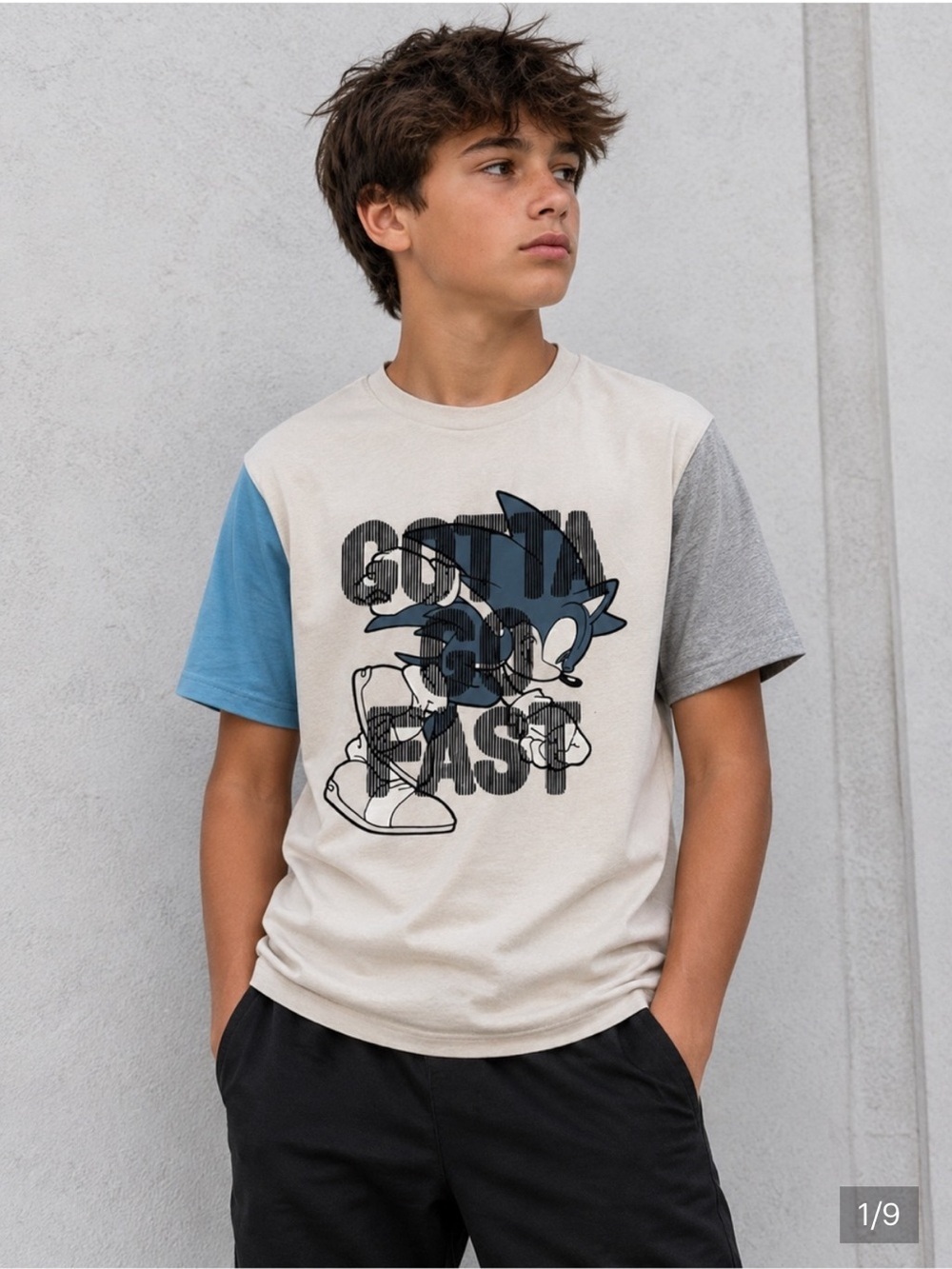 Sonic the Hedgehog Boy’s T-Shirt Size 14 - Picture 9 of 9